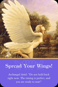Archangel Ariel spread your wings