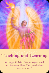 Archangel Zadkiel ~ Teaching And Learning