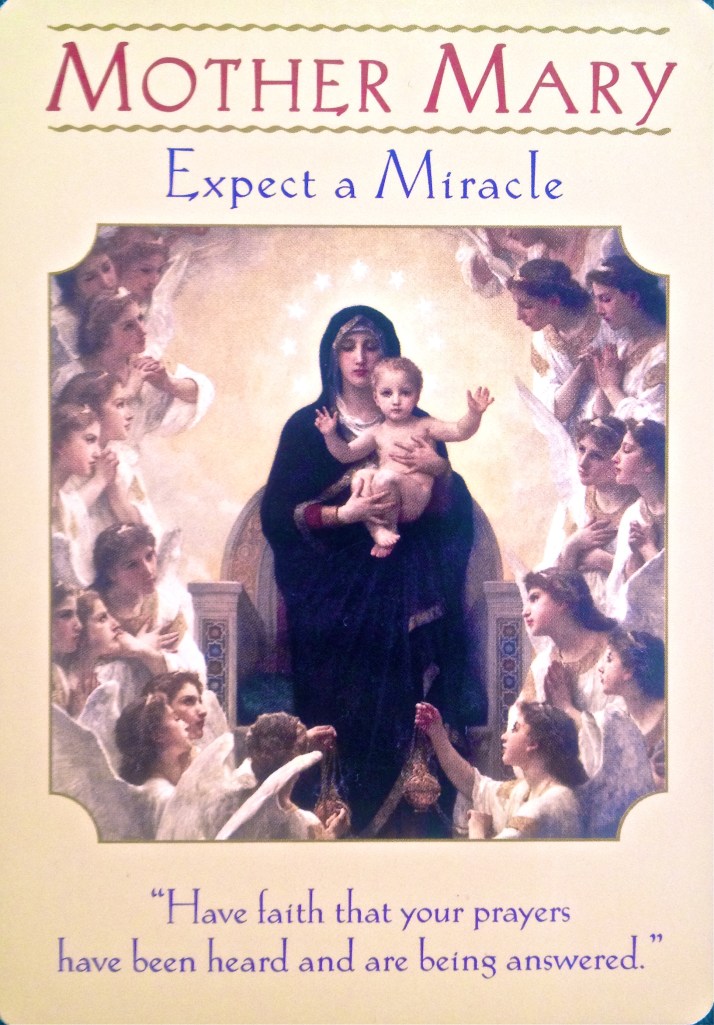 Mother Mary expect a miracle