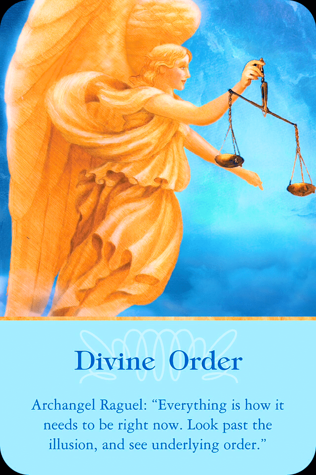 , from the Ascended Masters Oracle Card deck, by Doreen Virtue, Ph.D