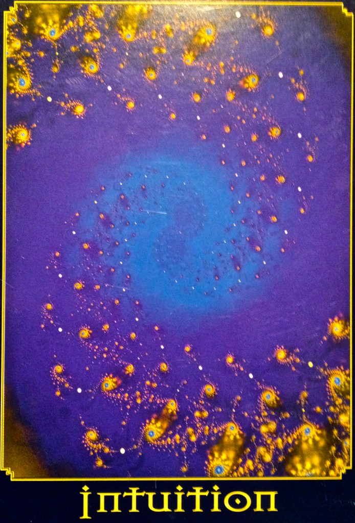 Intuition, from the Return Of Spirit Oracle Card deck, by Cheryl Lee Harnish