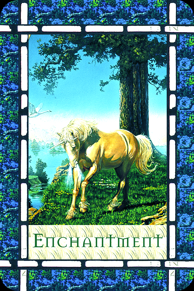 Enchantment, from the Healing With The Angels Oracle Card deck, by Doreen Virtue, Ph.D