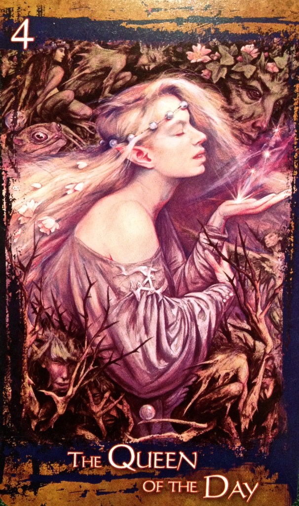  The Queen Of The Day, from The Heart Of Faery Oracle card deck, by Brian and Wendy Froud