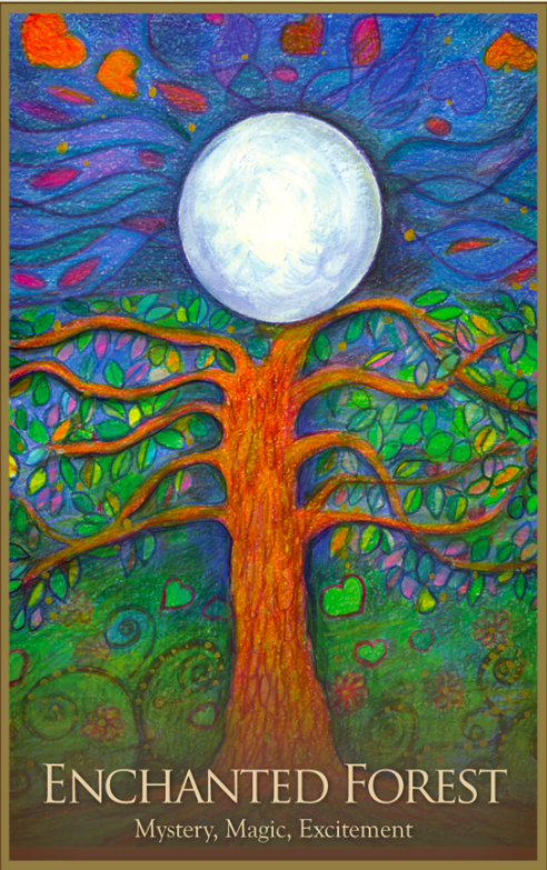 Enchanted Forest, from the Gaia Oracle Card deck, by Toni Carmine Salerno