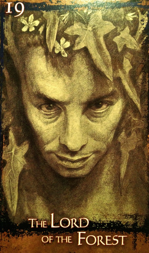 The Lord Of The Forest, from the Heart Of Faerie Oracle Card deck, by Brian and Wendy Froud