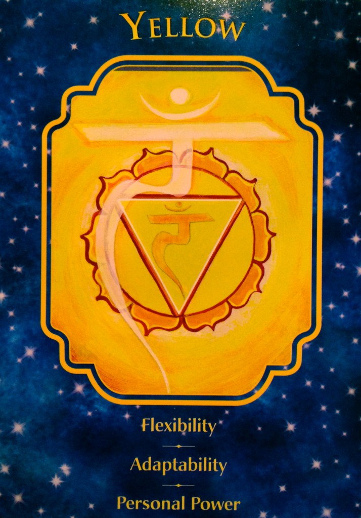 Yellow, from the Angel Dreams Oracle Card deck, by Doreen Virtue, Ph.D and Melissa Virtue.