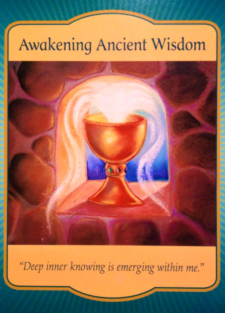 Awakening Ancient Wisdom, from the Gateway Oracle Card deck, by Denise Linn