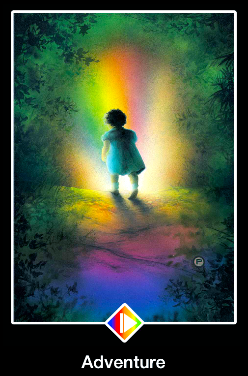 Adventure, from the Osho Zen Tarot Card deck, by Osho