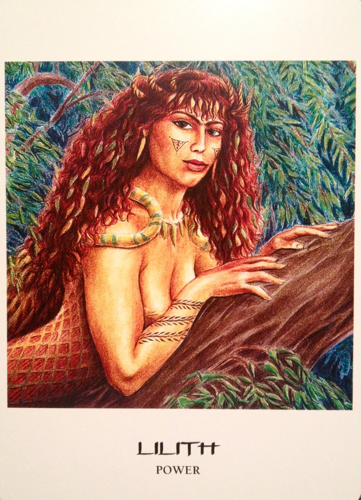 Lilith ~ Power, from the Goddess Oracle Card, by Amy Sophia Marashinsky and Hrana Janto