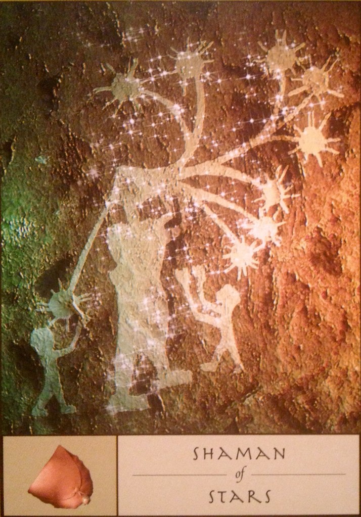 Shaman Of Stars, from The Shamans Oracle; Oracle Cards for Ancient Wisdom and Guidance by John Matthews