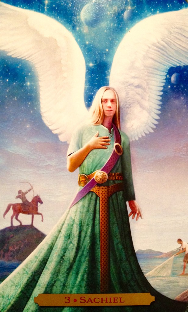 Archangel Sachiel ~ Good Fortune, from The Oracle Of The Angels, by Richard Webster
