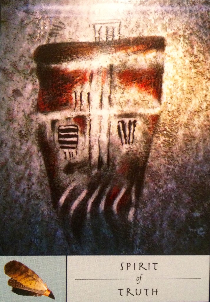  Spirit Of Truth, from the Shaman's Oracle Card deck, by John Matthews and Wil Kinghan