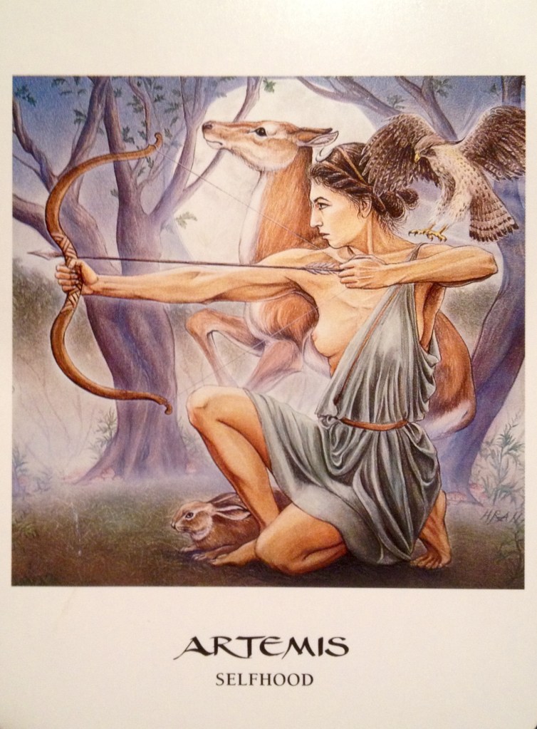 Artemis ~ Selfhood, from the Goddess Oracle, by Amy Sophia Marashinsky and Hrana Janto 