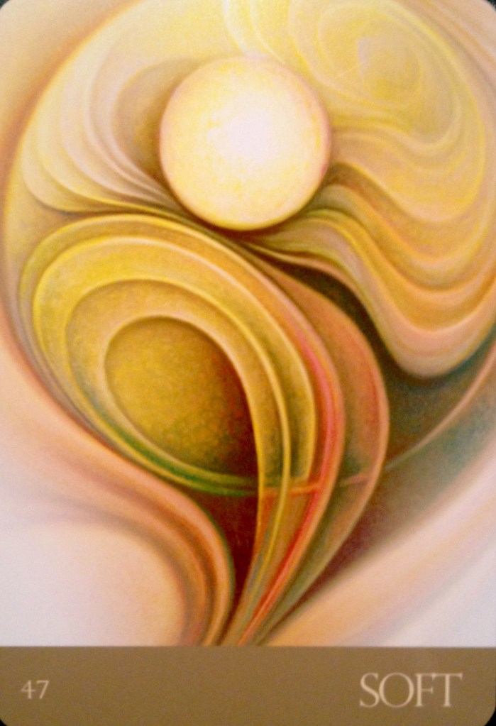 Soft, from the Journey Of Love Oracle Card deck, by Alana Fairchild