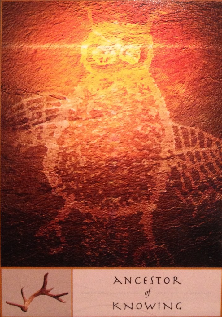 Ancestor Of Knowing, from The Shaman's Oracle Card deck, by John Matthews and Wil Kinghan