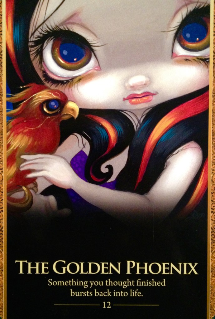 The Golden Phoenix, from the Oracle Of The Shapeshifters, by Lucy Cavendish