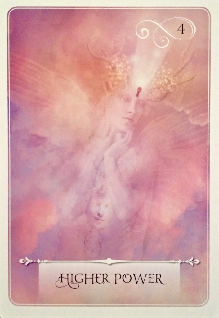 Higher Power, from the Wisdom Of The Oracle card deck, by Colette Baron-Reid