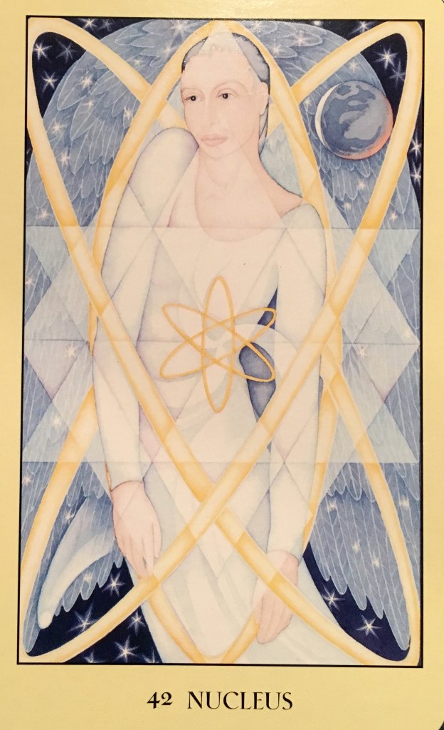 Nucleus, from the Sacred Geometry Oracle Card deck, by Francene Hart