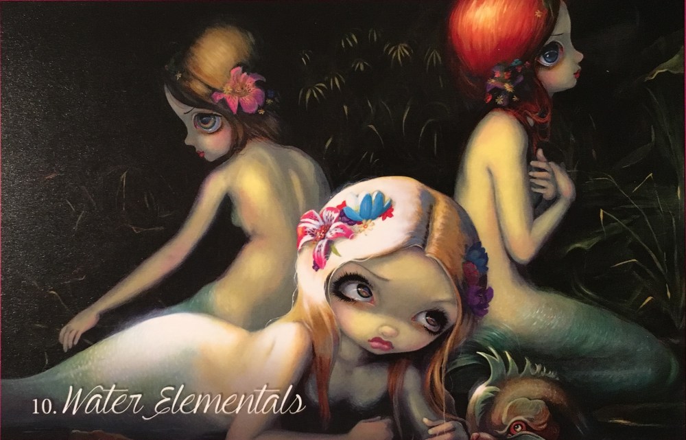 Water Elementals, from the Myths and Mermaids Oracle Card deck, by Jasmine Becket-Griffith, Amber Logan and Kachina Mickelettto