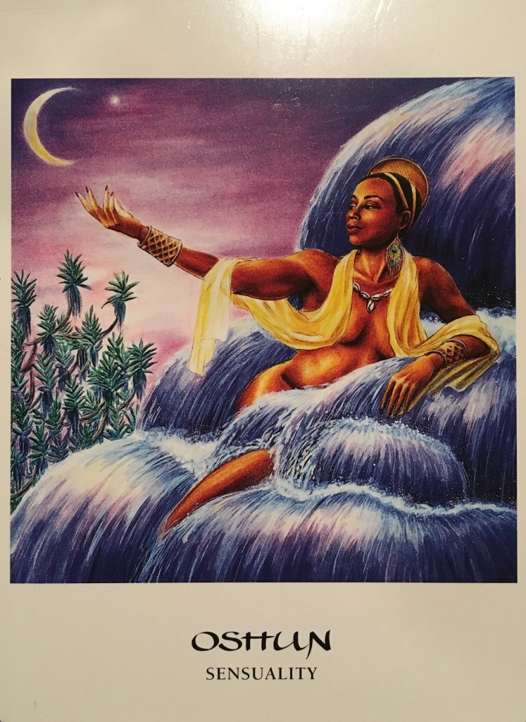 Oshun, from the Goddess Oracle, by Amy Sophia Marashinsky and Hrana Janto 
