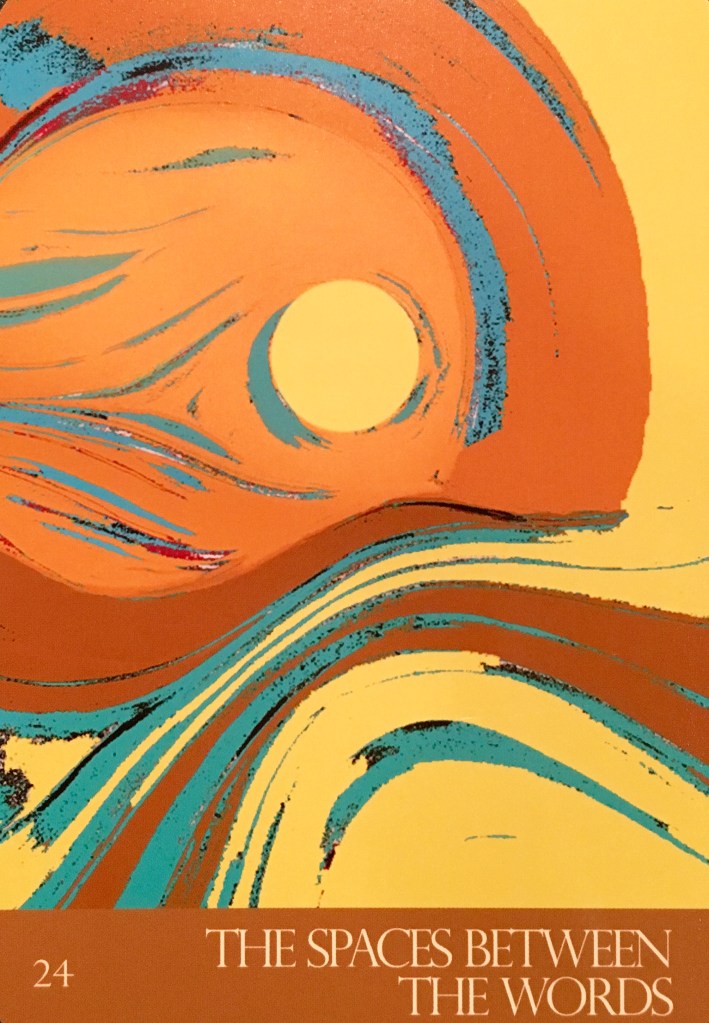 The Spaces Between The Worlds, from the Journey Of Love Oracle Card deck, by Alana Fairchild, Rassouli and Richard Cohn 