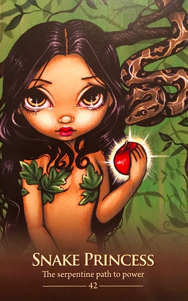 Snake Princess, from the Oracle Of This Shapeshifters, by Lucy Cavendish and Jasmine Becket-Griffith