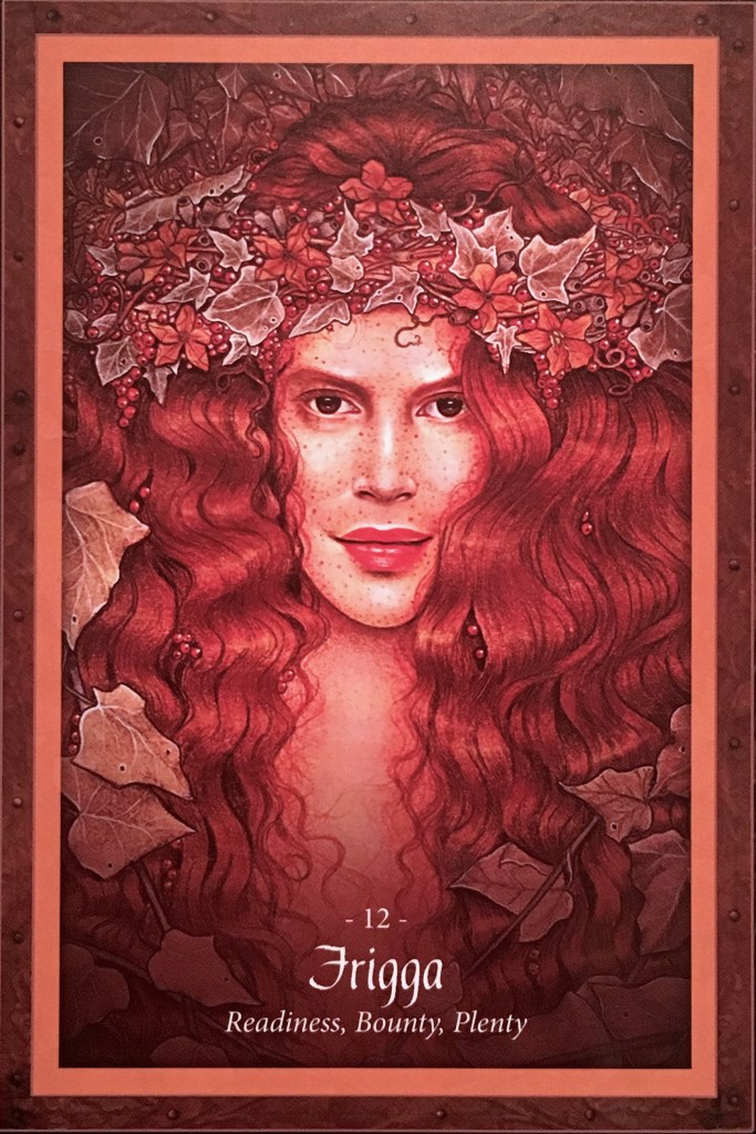 Frigga, from The Faery Forest, by Lucy Cavendish, Artwork by Maxine Gadd