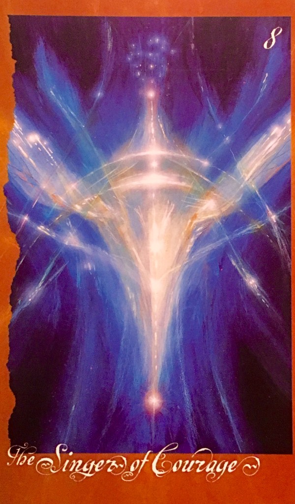 The Singer Of Courage, from The Faeries' Oracle, By Brian Froud and Jessica MacBeth