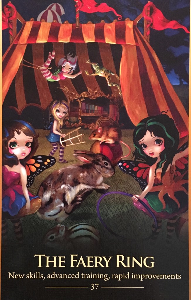The Faery Ring, from the Oracle Of The Shapeshifters, by Lucy Cavendish, artwork by Jasmine Becket-Griffith