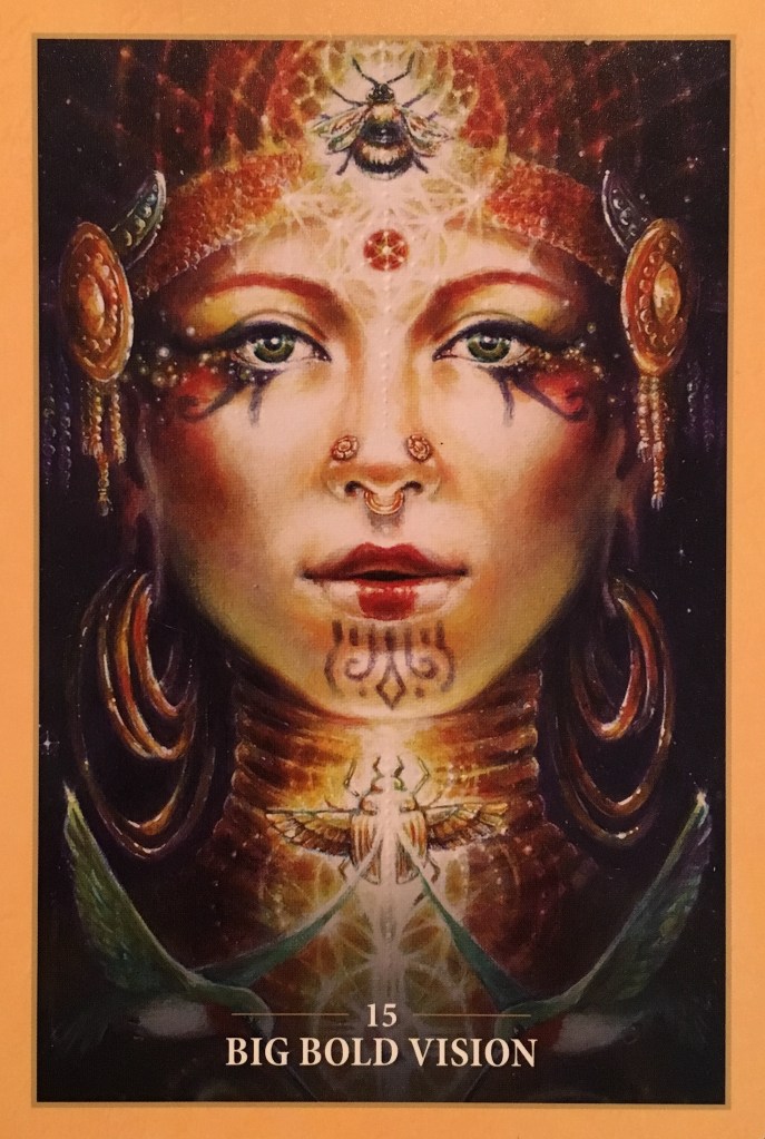 Big Bold Vision, from the Sacred Rebels Oracle, by Alana Fairchild, Artwork by Autumn Skye Morrison