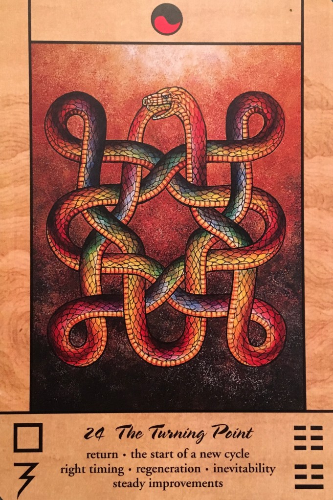 The Turning Point, from the Tao Oracle Card deck, by Ma Deva Padma