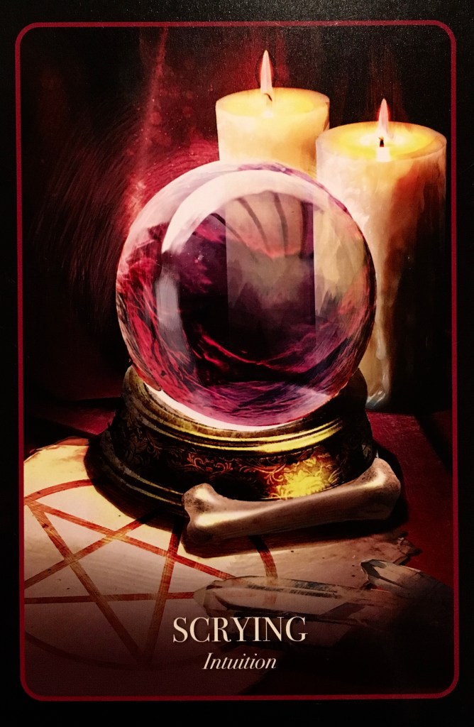 Scrying ~ Intuition, from The Halloween Oracle, by Stacey Demarco 