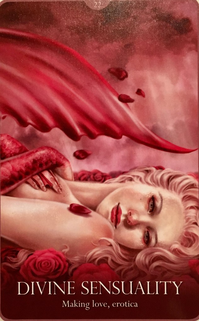 Divine Sensuality, from the Oracle Of The Mermaids, by Lucy Cavendish, Artwork by Selena Fenech