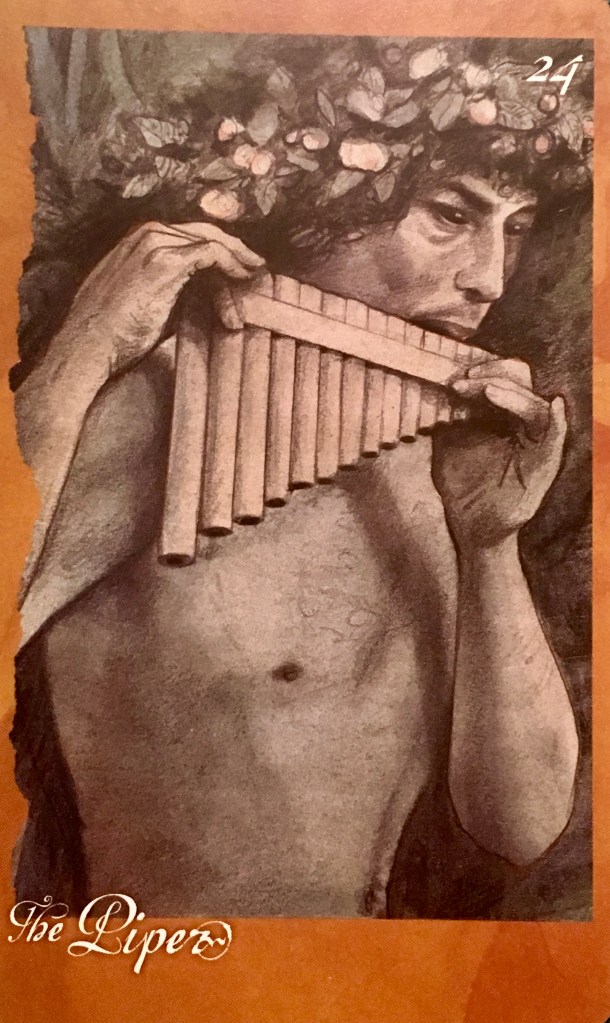 The Piper, from The Faeries' Oracle, by Brian Froud and Jessica McBeth