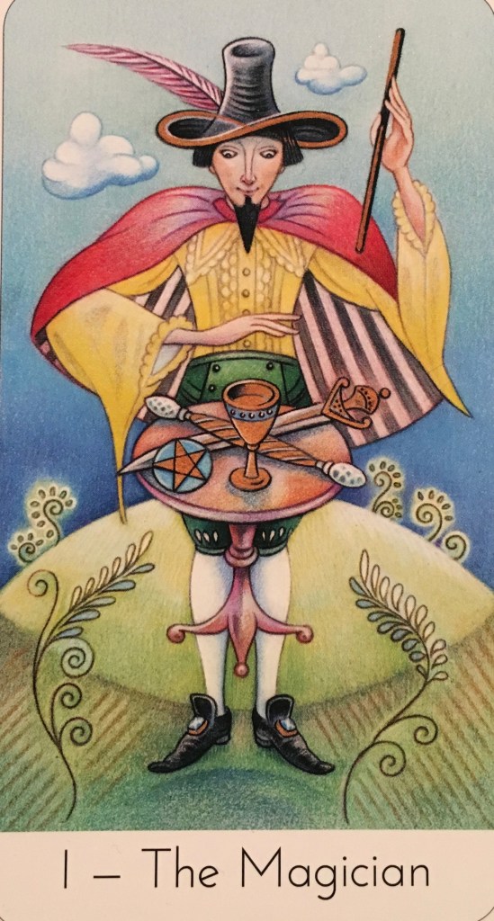 The Magician, from The Wisdom Seeker's Tarot, by David Fontana