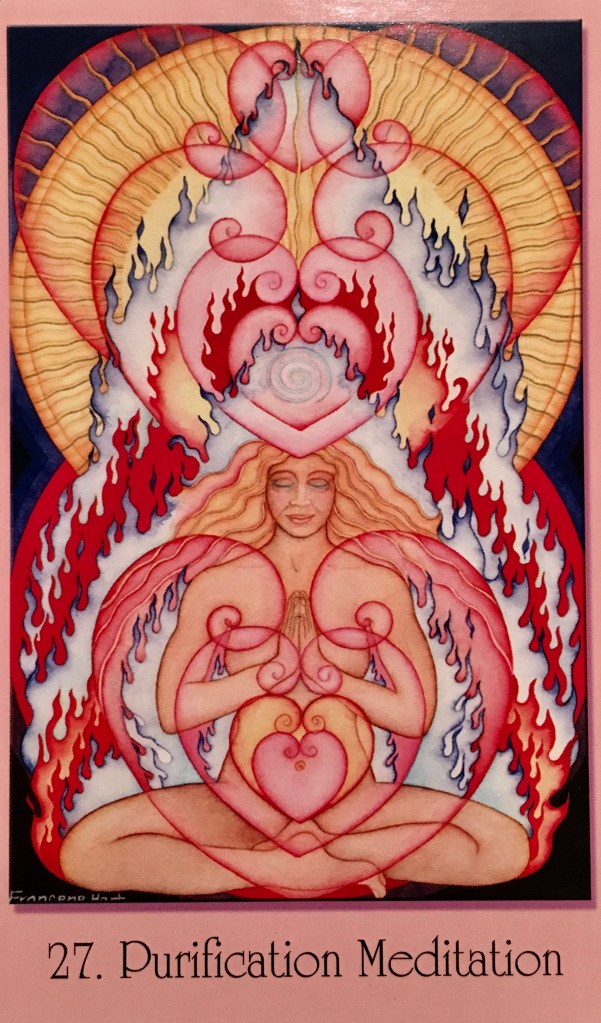 Purification Meditation, from the Sacred Geometry Oracle Cards For The Visionary Path, by Francene Hart